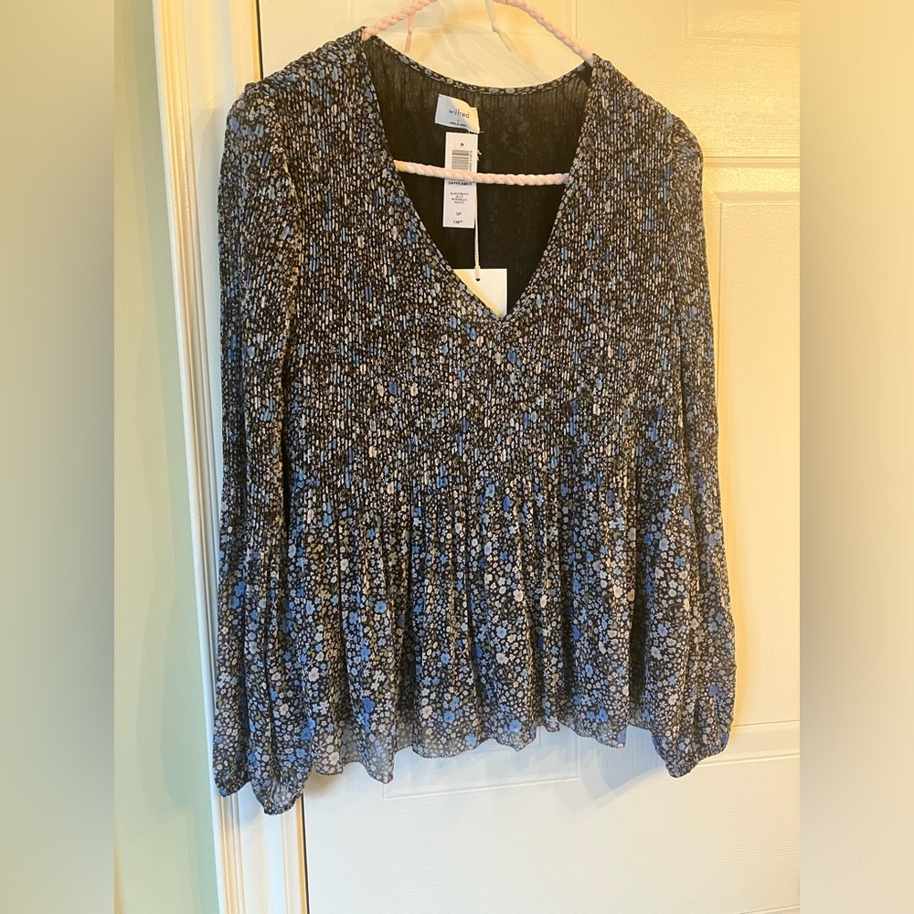Aritzia Wilfred Daydreamer Long-Sleeved Blouse - Size Small